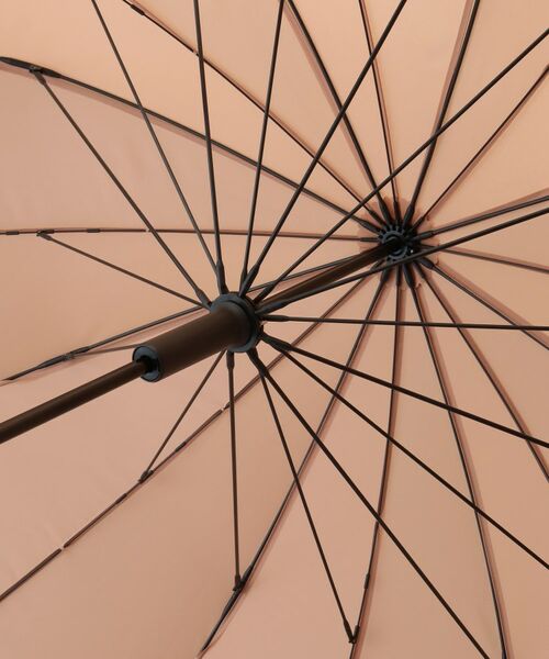 212 KITCHEN STORE / トゥーワントゥーキッチン ストア 傘 | アンブレラ 65cm コーラルベージュ 長傘 ＜Shupatto シュパット＞ | 詳細3