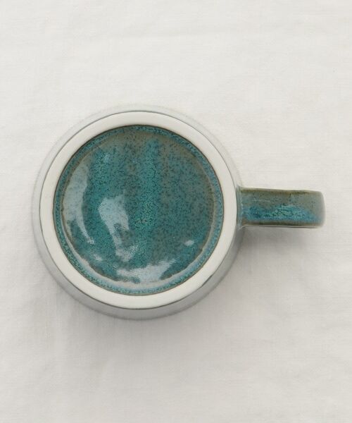 212 KITCHEN STORE / トゥーワントゥーキッチン ストア グラス・マグカップ | ナチュラルカラーマグ　320ml グリーン | 詳細4