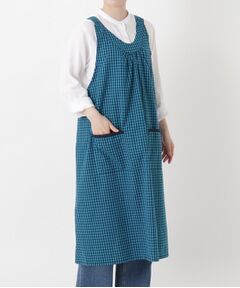 212 KITCHEN STORE / トゥーワントゥーキッチン ストア インテリア・生活雑貨・ホビー・ステーショナリー | ギンガムサッカーギャザーエプロン BL