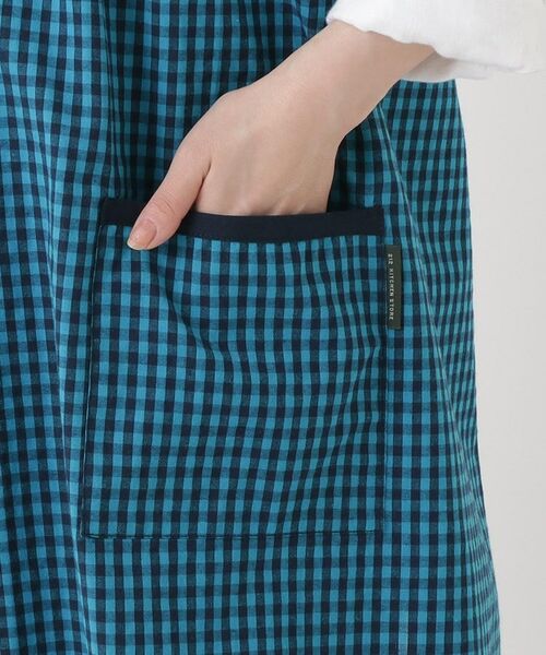 212 KITCHEN STORE / トゥーワントゥーキッチン ストア インテリア・生活雑貨・ホビー・ステーショナリー | ギンガムサッカーギャザーエプロン BL | 詳細6