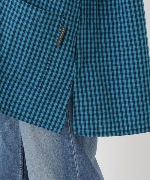 212 KITCHEN STORE / トゥーワントゥーキッチン ストア インテリア・生活雑貨・ホビー・ステーショナリー | ギンガムサッカー半袖かっぽう着 BL | 詳細7