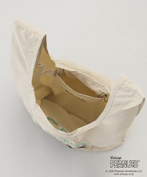 212 KITCHEN STORE / トゥーワントゥーキッチン ストア バッグ | PEANUTS ストラップ付きショッパーバッグ BEIGE | 詳細5