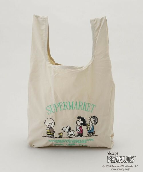 212 KITCHEN STORE / トゥーワントゥーキッチン ストア バッグ | PEANUTS ストラップ付きショッパーバッグ BEIGE | 詳細8