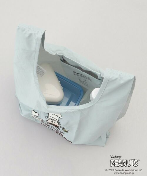 212 KITCHEN STORE / トゥーワントゥーキッチン ストア バッグ | PEANUTS ストラップ付きショッパーバッグ SAX | 詳細6