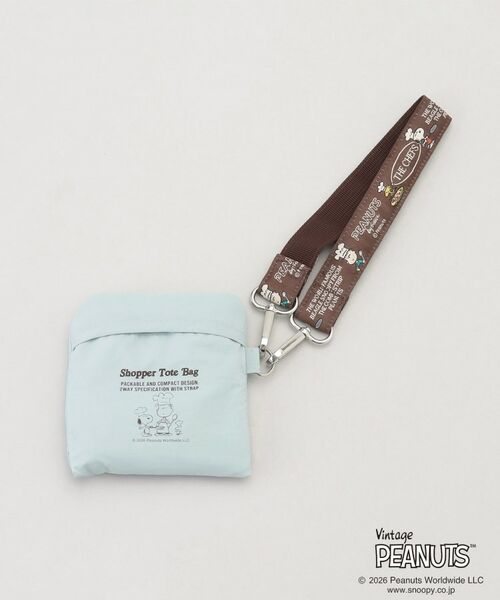 212 KITCHEN STORE / トゥーワントゥーキッチン ストア バッグ | PEANUTS ストラップ付きショッパーバッグ SAX | 詳細9