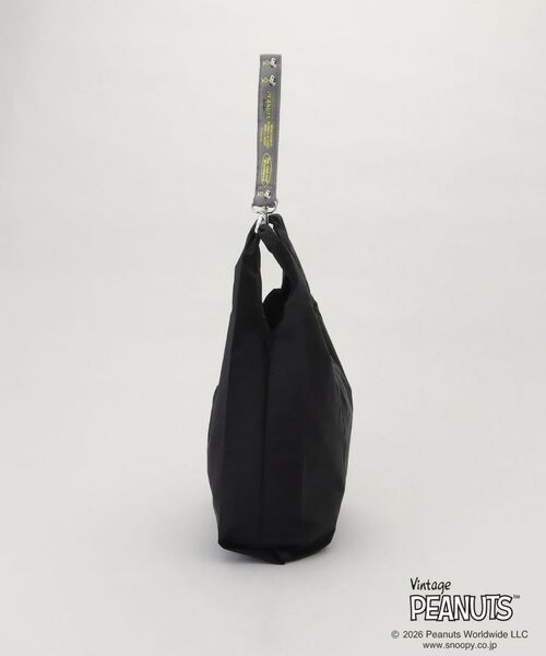 212 KITCHEN STORE / トゥーワントゥーキッチン ストア バッグ | PEANUTS ストラップ付きショッパーバッグ BLACK | 詳細2