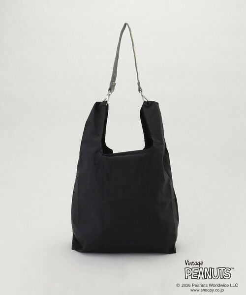212 KITCHEN STORE / トゥーワントゥーキッチン ストア バッグ | PEANUTS ストラップ付きショッパーバッグ BLACK | 詳細3