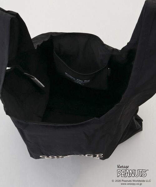 212 KITCHEN STORE / トゥーワントゥーキッチン ストア バッグ | PEANUTS ストラップ付きショッパーバッグ BLACK | 詳細7