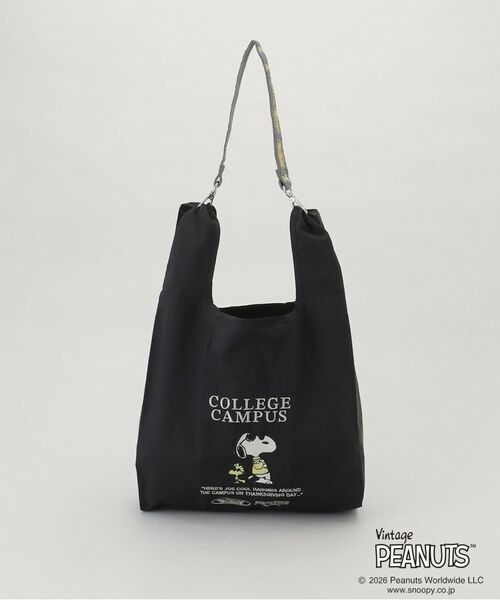 212 KITCHEN STORE / トゥーワントゥーキッチン ストア バッグ | PEANUTS ストラップ付きショッパーバッグ BLACK（その他）