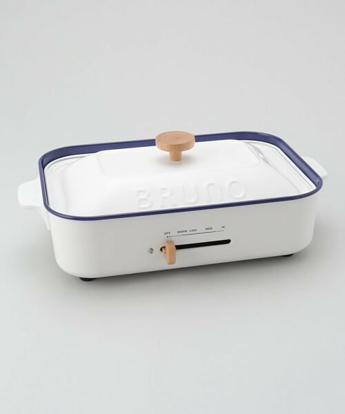 212 KITCHEN STORE / トゥーワントゥーキッチン ストア キッチンツール | コンパクトホットプレート ホーローホワイト ＜BRUNO ブルーノ＞（その他）
