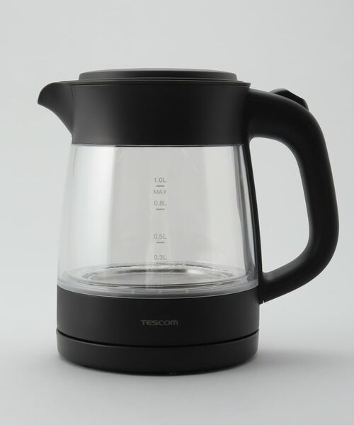 212 KITCHEN STORE / トゥーワントゥーキッチン ストア キッチンツール | 電気ケトルガラス 転倒流水防止1.0L BK | 詳細2