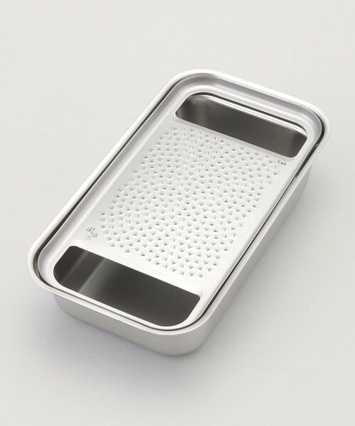 212 KITCHEN STORE / トゥーワントゥーキッチン ストア キッチンツール | オールステンレスおろし器 極目立て（受け皿付き） ＜関孫六 ＞ | 詳細3