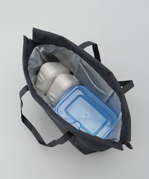 212 KITCHEN STORE / トゥーワントゥーキッチン ストア インテリア・生活雑貨・ホビー・ステーショナリー | マテリアランチ 保冷巾着L チャコール | 詳細6