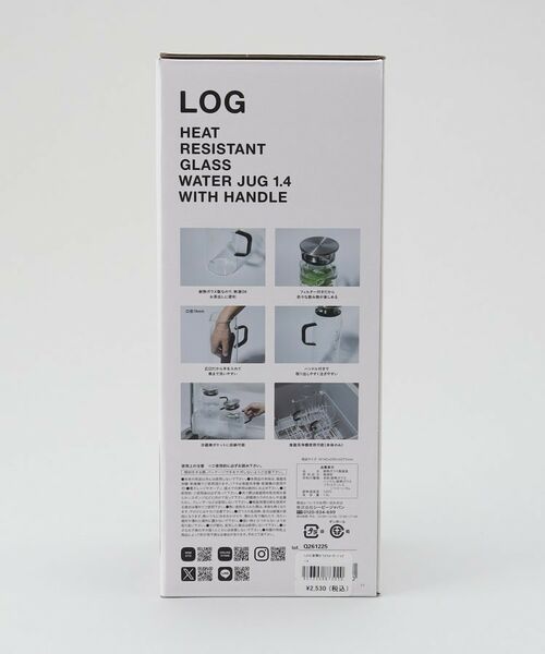 212 KITCHEN STORE / トゥーワントゥーキッチン ストア グラス・マグカップ | LOG 耐熱ガラスウォータージャグ ハンドル付き 1.4 | 詳細10