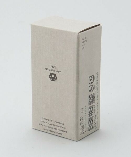 212 KITCHEN STORE / トゥーワントゥーキッチン ストア インテリア・インテリア雑貨 | Glass Objet Cat ホワイト | 詳細5