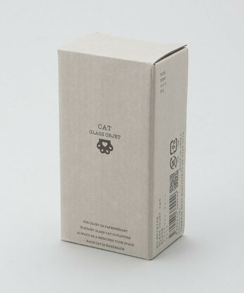 212 KITCHEN STORE / トゥーワントゥーキッチン ストア インテリア・インテリア雑貨 | Glass Objet Cat ブラック | 詳細5