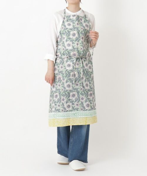 212 KITCHEN STORE / トゥーワントゥーキッチン ストア インテリア・生活雑貨・ホビー・ステーショナリー | カヴィタブロックプリントエプロン GR | 詳細11