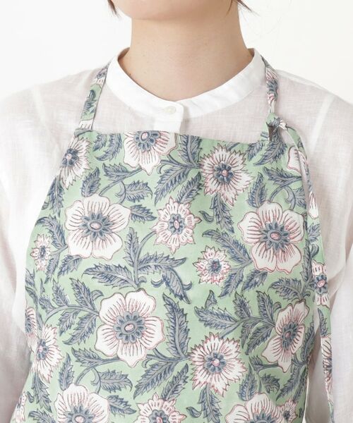 212 KITCHEN STORE / トゥーワントゥーキッチン ストア インテリア・生活雑貨・ホビー・ステーショナリー | カヴィタブロックプリントエプロン GR | 詳細4