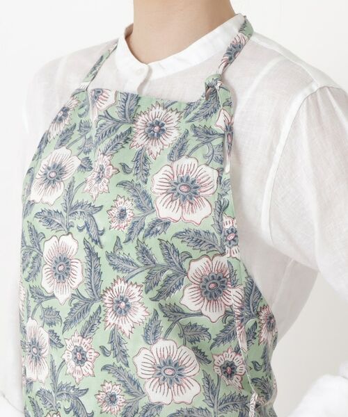 212 KITCHEN STORE / トゥーワントゥーキッチン ストア インテリア・生活雑貨・ホビー・ステーショナリー | カヴィタブロックプリントエプロン GR | 詳細5