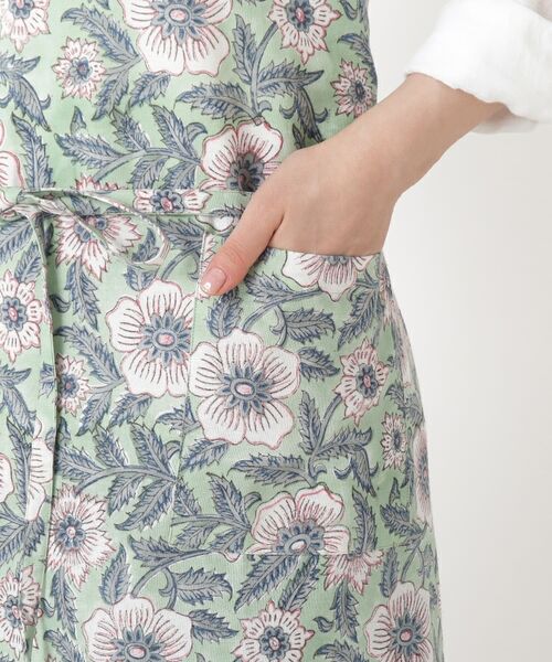 212 KITCHEN STORE / トゥーワントゥーキッチン ストア インテリア・生活雑貨・ホビー・ステーショナリー | カヴィタブロックプリントエプロン GR | 詳細7