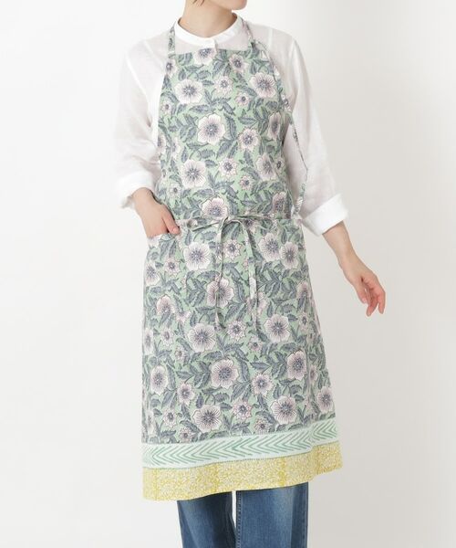 212 KITCHEN STORE / トゥーワントゥーキッチン ストア インテリア・生活雑貨・ホビー・ステーショナリー | カヴィタブロックプリントエプロン GR（その他）