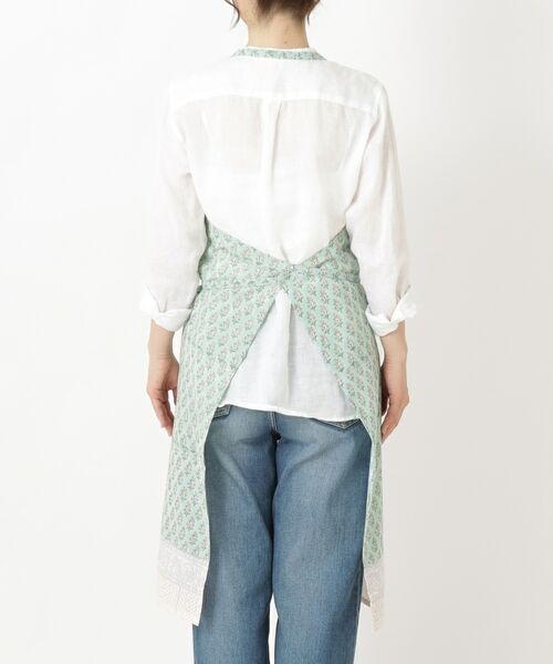 212 KITCHEN STORE / トゥーワントゥーキッチン ストア インテリア・生活雑貨・ホビー・ステーショナリー | アナヤブロックプリントエプロン GR | 詳細3