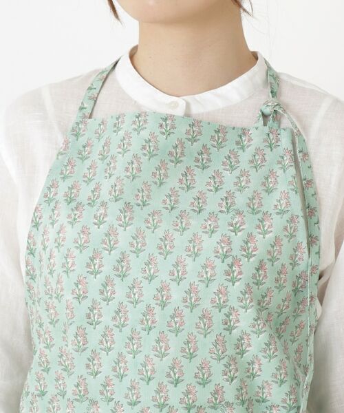 212 KITCHEN STORE / トゥーワントゥーキッチン ストア インテリア・生活雑貨・ホビー・ステーショナリー | アナヤブロックプリントエプロン GR | 詳細4