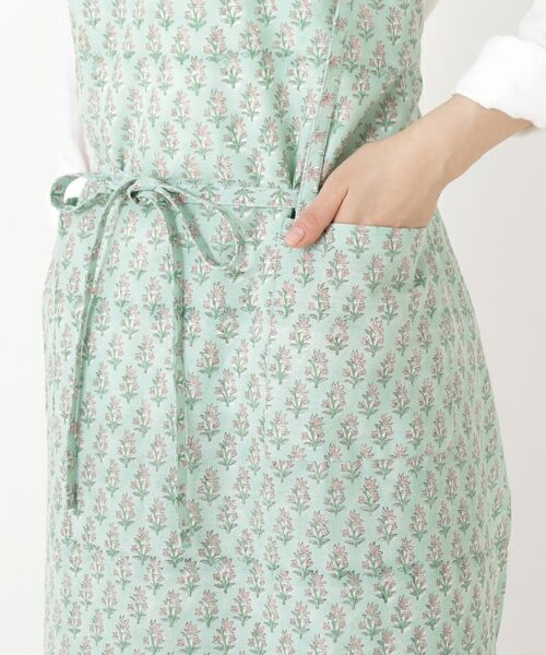 212 KITCHEN STORE / トゥーワントゥーキッチン ストア インテリア・生活雑貨・ホビー・ステーショナリー | アナヤブロックプリントエプロン GR | 詳細7