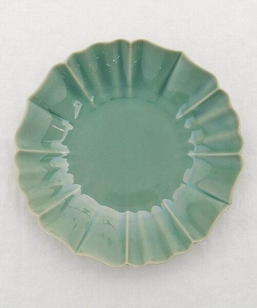 212 KITCHEN STORE / トゥーワントゥーキッチン ストア 食器 | シュー ラウンドプレートL グリーン | 詳細3