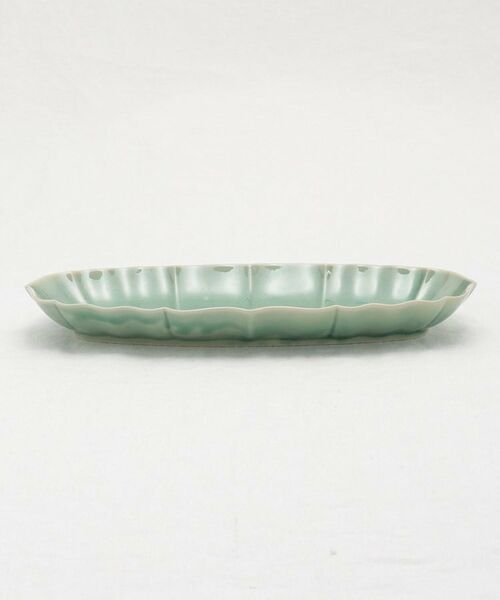 212 KITCHEN STORE / トゥーワントゥーキッチン ストア 食器 | シュー オーバル細長皿 グリーン | 詳細2
