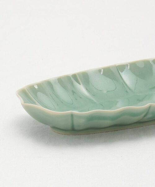 212 KITCHEN STORE / トゥーワントゥーキッチン ストア 食器 | シュー オーバル細長皿 グリーン | 詳細5