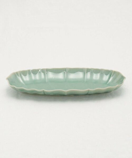 212 KITCHEN STORE / トゥーワントゥーキッチン ストア 食器 | シュー オーバル細長皿 グリーン（その他）