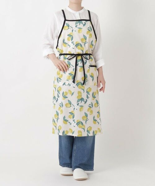 212 KITCHEN STORE / トゥーワントゥーキッチン ストア インテリア・生活雑貨・ホビー・ステーショナリー | レモンフラワー ロングエプロン NT | 詳細11