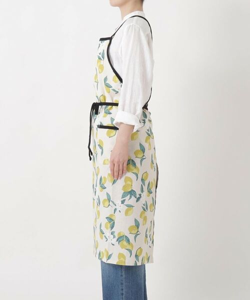 212 KITCHEN STORE / トゥーワントゥーキッチン ストア インテリア・生活雑貨・ホビー・ステーショナリー | レモンフラワー ロングエプロン NT | 詳細2