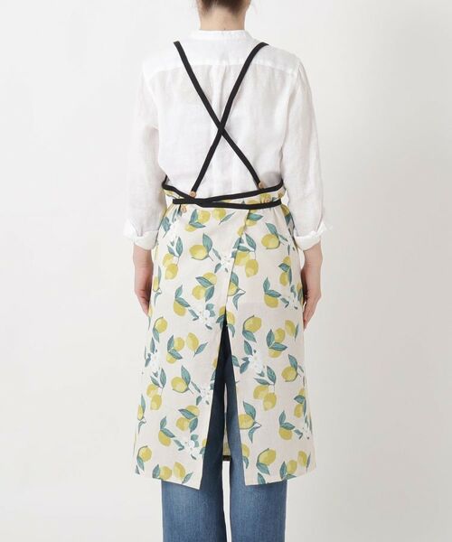 212 KITCHEN STORE / トゥーワントゥーキッチン ストア インテリア・生活雑貨・ホビー・ステーショナリー | レモンフラワー ロングエプロン NT | 詳細3