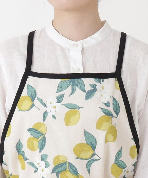 212 KITCHEN STORE / トゥーワントゥーキッチン ストア インテリア・生活雑貨・ホビー・ステーショナリー | レモンフラワー ロングエプロン NT | 詳細4