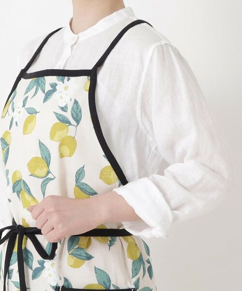 212 KITCHEN STORE / トゥーワントゥーキッチン ストア インテリア・生活雑貨・ホビー・ステーショナリー | レモンフラワー ロングエプロン NT | 詳細5