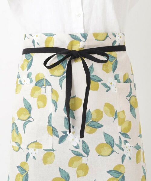 212 KITCHEN STORE / トゥーワントゥーキッチン ストア インテリア・生活雑貨・ホビー・ステーショナリー | レモンフラワー ギャルソンエプロン NT | 詳細4