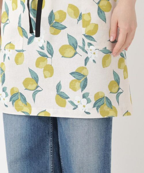 212 KITCHEN STORE / トゥーワントゥーキッチン ストア インテリア・生活雑貨・ホビー・ステーショナリー | レモンフラワー ギャルソンエプロン NT | 詳細6