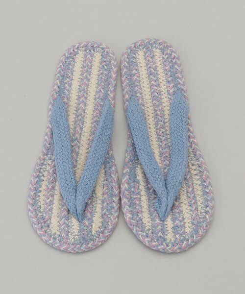 212 KITCHEN STORE / トゥーワントゥーキッチン ストア サンダル | コットンサンダル オーチャード  M SXBL | 詳細4