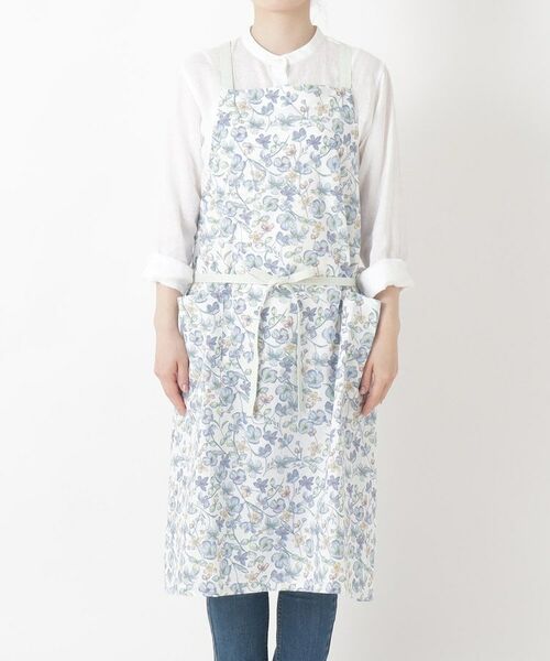 212 KITCHEN STORE / トゥーワントゥーキッチン ストア インテリア・生活雑貨・ホビー・ステーショナリー | ポピープリントエプロン BL | 詳細1