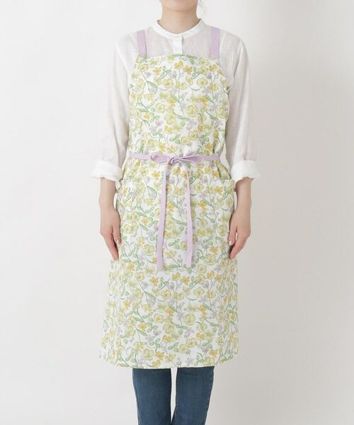 212 KITCHEN STORE / トゥーワントゥーキッチン ストア インテリア・生活雑貨・ホビー・ステーショナリー | ポピープリントエプロン YE | 詳細1