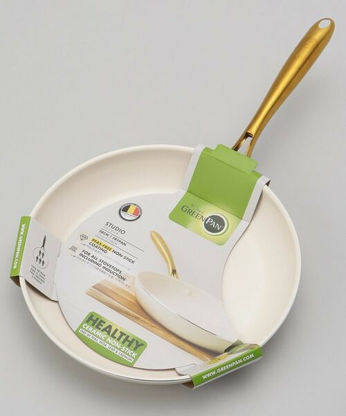 212 KITCHEN STORE / トゥーワントゥーキッチン ストア キッチンツール | ストゥディオ フライパン 28cm WH ＜GreenPan グリーンパン＞ | 詳細8
