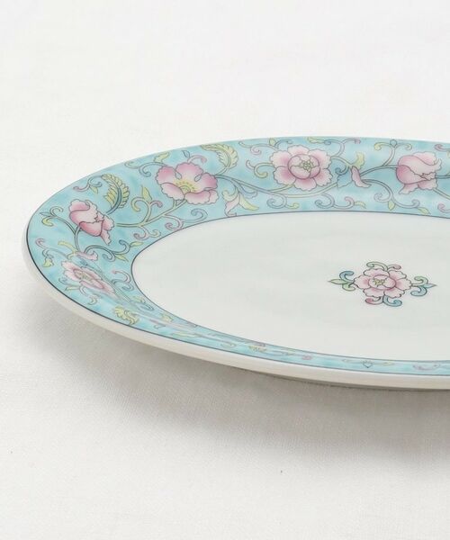 212 KITCHEN STORE / トゥーワントゥーキッチン ストア 食器 | 緑彩牡丹 楕円皿 | 詳細5