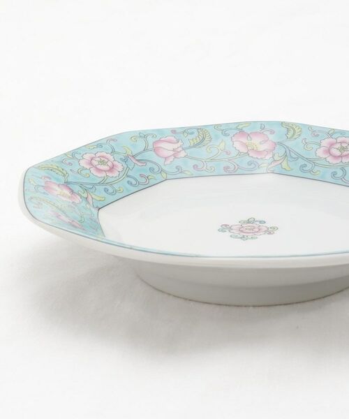 212 KITCHEN STORE / トゥーワントゥーキッチン ストア 食器 | 緑彩牡丹 八角中華皿 | 詳細5