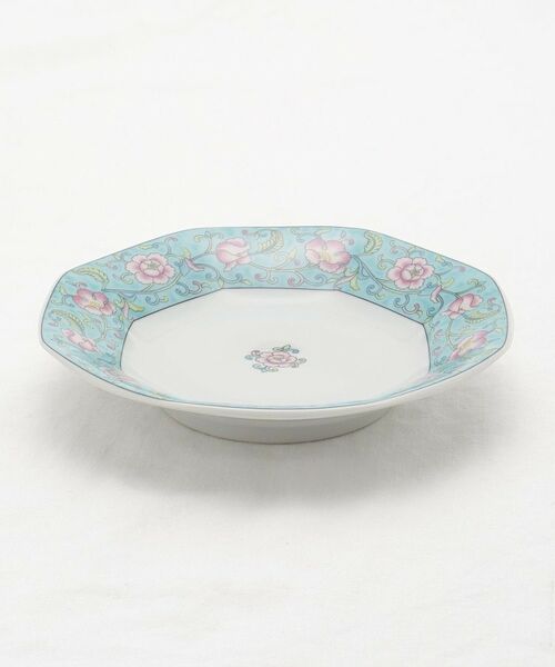 212 KITCHEN STORE / トゥーワントゥーキッチン ストア 食器 | 緑彩牡丹 八角中華皿（その他）