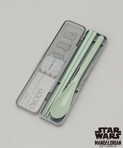 212 KITCHEN STORE / トゥーワントゥーキッチン ストア その他 | 音の鳴らないコンビセット ハシ18cm グローグー ＜STAR WARS スター・ウォーズ ＞ | 詳細3