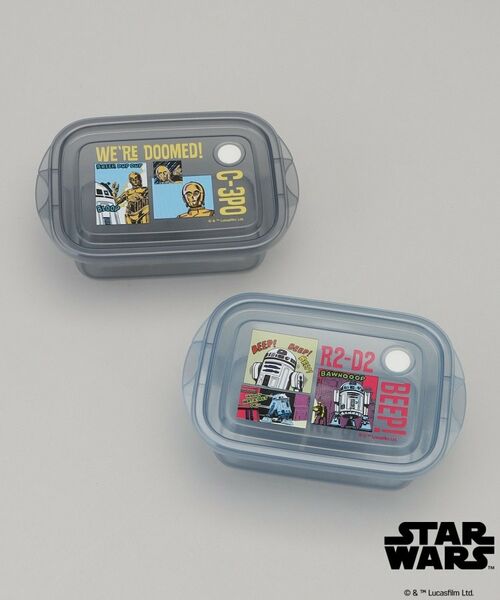 212 KITCHEN STORE / トゥーワントゥーキッチン ストア その他 | シールボックス500ml 2P R2-D2&C-3PO ＜STAR WARS スター・ウォーズ ＞ | 詳細1