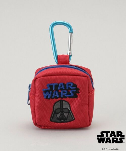 212 KITCHEN STORE / トゥーワントゥーキッチン ストア その他 | カラビナ付きミニ刺繍ポーチ ダース・ベイダー ロゴ ＜STAR WARS スター・ウォーズ ＞ | 詳細1