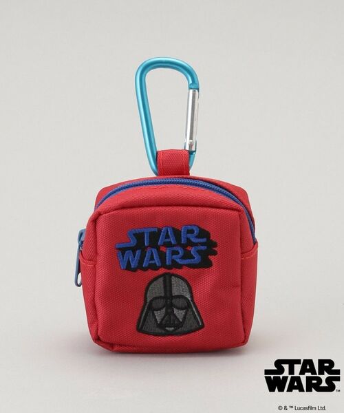 212 KITCHEN STORE / トゥーワントゥーキッチン ストア その他 | カラビナ付きミニ刺繍ポーチ ダース・ベイダー ロゴ ＜STAR WARS スター・ウォーズ ＞（その他）